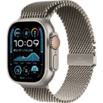 AWU-2 Natural Titanium, Titanium Milanese Loop, Natural