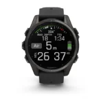 GF8 43mm Carbon Gray DLC, Black