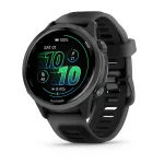 42 мм, Slate Gray Aluminum with Translucent Black/Black Band